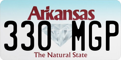 AR license plate 330MGP
