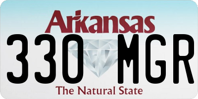 AR license plate 330MGR