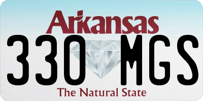 AR license plate 330MGS