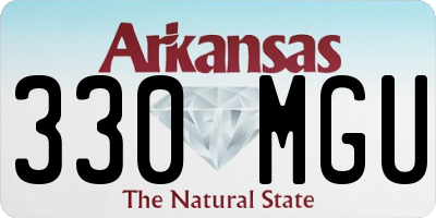 AR license plate 330MGU