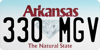 AR license plate 330MGV
