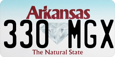 AR license plate 330MGX