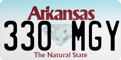 AR license plate 330MGY