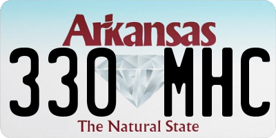 AR license plate 330MHC