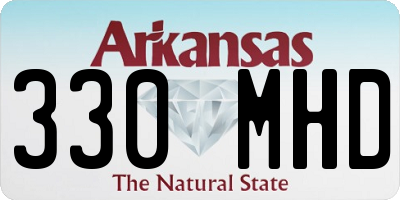 AR license plate 330MHD