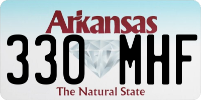 AR license plate 330MHF
