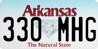 AR license plate 330MHG