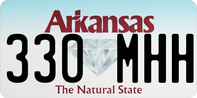 AR license plate 330MHH