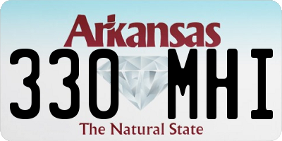 AR license plate 330MHI