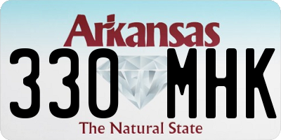 AR license plate 330MHK