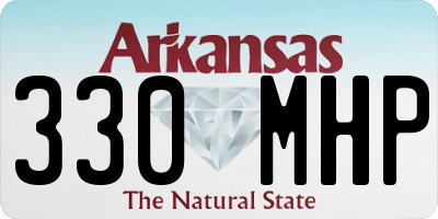 AR license plate 330MHP