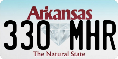 AR license plate 330MHR
