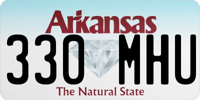 AR license plate 330MHU