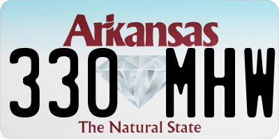 AR license plate 330MHW