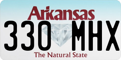 AR license plate 330MHX
