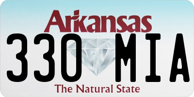 AR license plate 330MIA