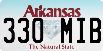 AR license plate 330MIB
