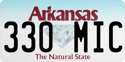 AR license plate 330MIC