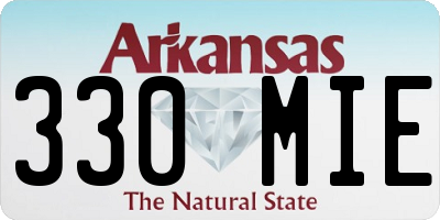 AR license plate 330MIE