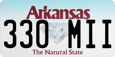 AR license plate 330MII