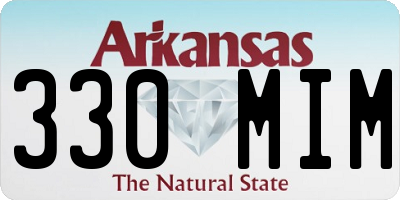 AR license plate 330MIM