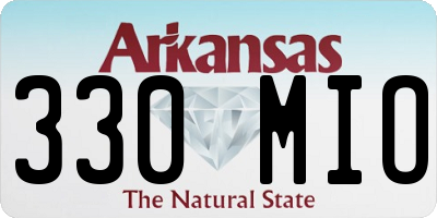AR license plate 330MIO