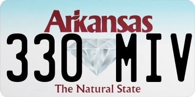 AR license plate 330MIV