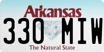 AR license plate 330MIW