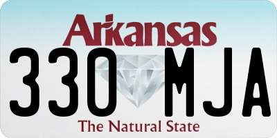 AR license plate 330MJA