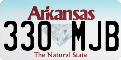 AR license plate 330MJB
