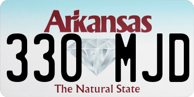 AR license plate 330MJD