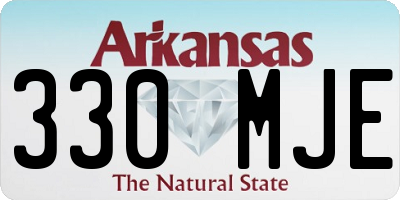 AR license plate 330MJE