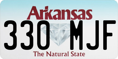 AR license plate 330MJF