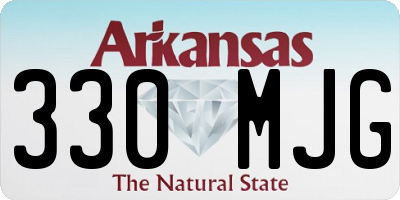 AR license plate 330MJG