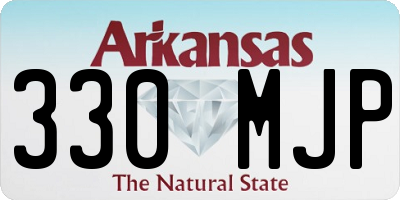 AR license plate 330MJP