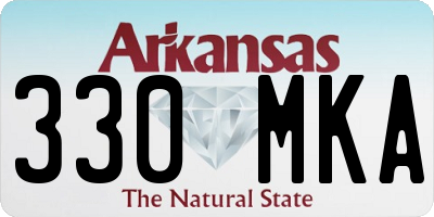 AR license plate 330MKA