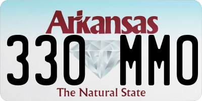 AR license plate 330MMO