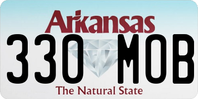AR license plate 330MOB