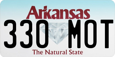 AR license plate 330MOT