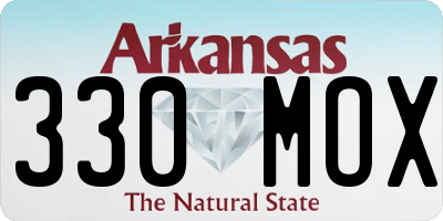 AR license plate 330MOX