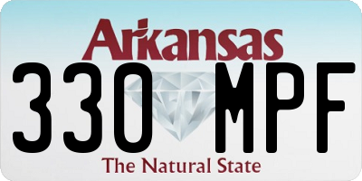 AR license plate 330MPF