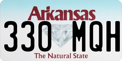 AR license plate 330MQH