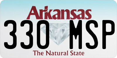 AR license plate 330MSP