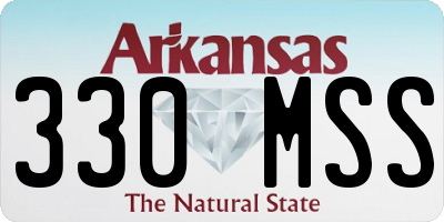 AR license plate 330MSS