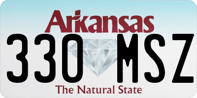 AR license plate 330MSZ