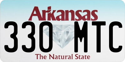 AR license plate 330MTC