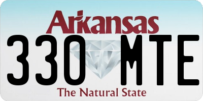 AR license plate 330MTE