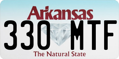 AR license plate 330MTF
