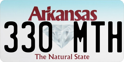 AR license plate 330MTH