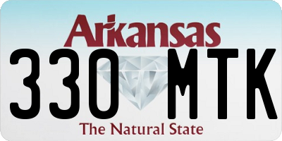 AR license plate 330MTK